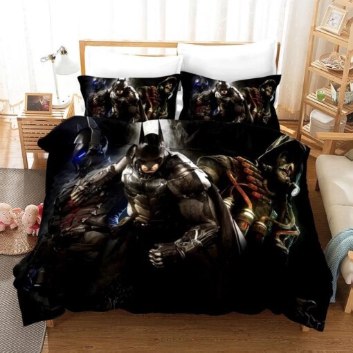 Batman 5 Duvet Cover Pillowcase Bedding Sets Home Bedroom Decor