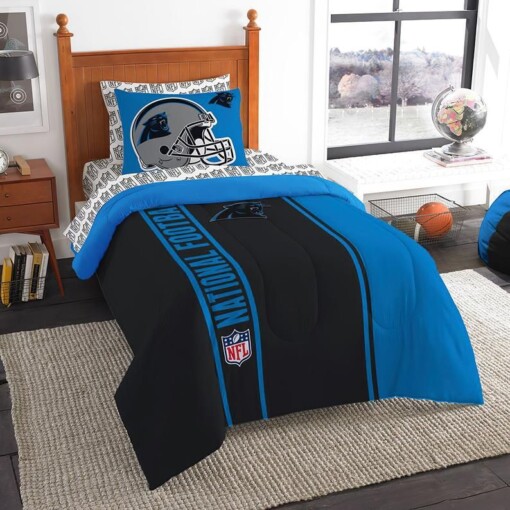 Carolina Panthers Logo Bedding Sports Bedding Sets Bedding Sets With