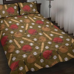 Baseball Things Printed Bedding Set Bedding Sets Duvet Cover Bedroom