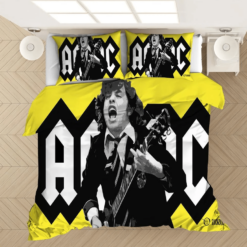 Ac Dc Music Band 9 Duvet Cover Quilt Cover Pillowcase Bedding