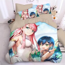 Darling In The Franxx Hiro Zero Two Ichigo 12 Duvet