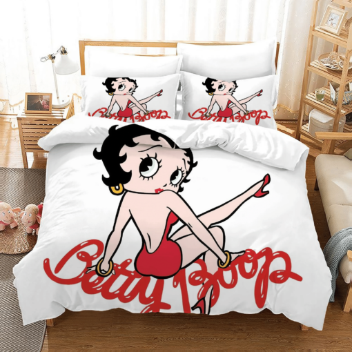 Betty Boop 16 Duvet Cover Pillowcase Bedding Sets Home Bedroom