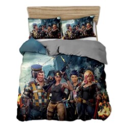 Fortnite Team 21 Duvet Cover Pillowcase Bedding Sets Home Decor