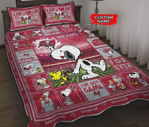 Custom Name Tampa Bay Buccaneers Bedding Sets Duvet Covers Quilt