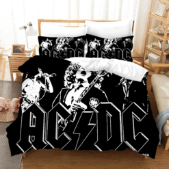 Ac Dc Music Band 14 Duvet Cover Quilt Cover Pillowcase Bedding