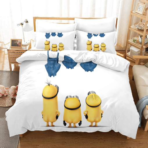 Despicable Me Minions 32 Duvet Cover Quilt Cover Pillowcase Bedding