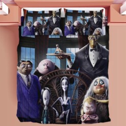 Addams Duvet Addams Family Bedding Sets Comfortable Gift Quilt Bed