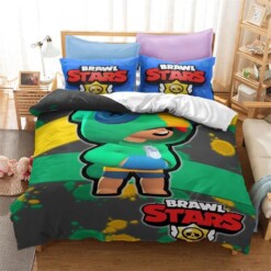 Brawl Stars 12 Duvet Cover Quilt Cover Pillowcase Bedding Sets