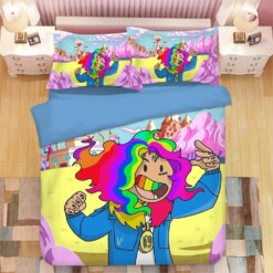 6ix9ine Tekashi69 14 Duvet Cover Pillowcase Bedding Sets Home Bedroom