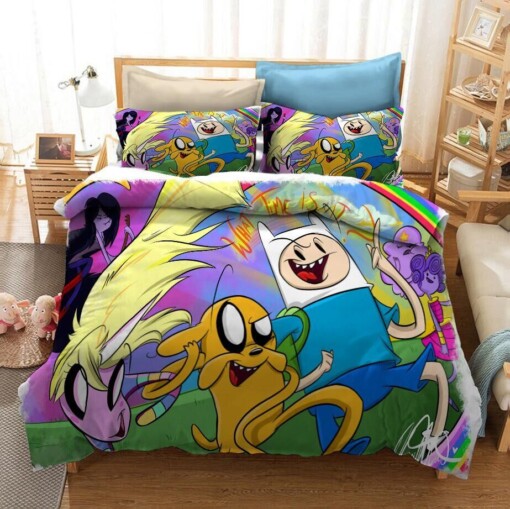 Adventure Time 3 Duvet Cover Quilt Cover Pillowcase Bedding Sets