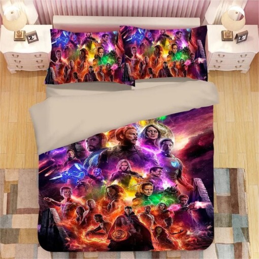 Avengers Infinity War 7 Duvet Cover Quilt Cover Pillowcase Bedding