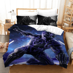 Black Panther T 8217 Challa Chadwick Boseman 17 Duvet Cover Pillowcase Bedding