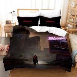 Cyberpunk 2077 6 Duvet Cover Pillowcase Bedding Sets Home Bedroom