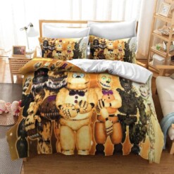 Five Nights At Freddy 8217 S 17 Duvet Cover Pillowcase Bedding Sets