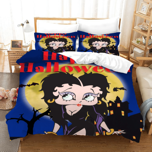Betty Boop Happy Halloween 19 Duvet Cover Quilt Cover Pillowcase