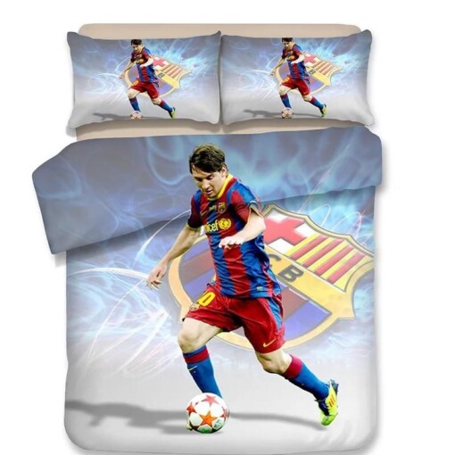 Barcelona Cristiano Ronaldo Messi 10 Football Club 9 Duvet Cover