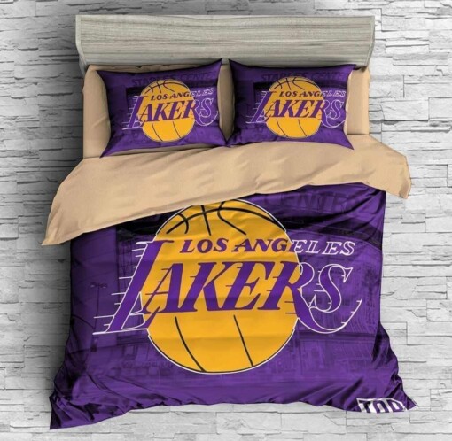 3d Customize Los Angeles Lakers Duvet Cover Bedding Sets 2