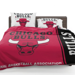 Chicago Bulls Custom Bedding Sets Basketball Team Cover Set Set