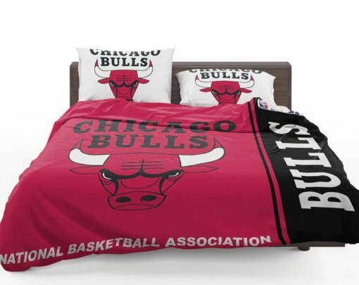 Chicago Bulls Custom Bedding Sets Basketball Team Cover Set Set