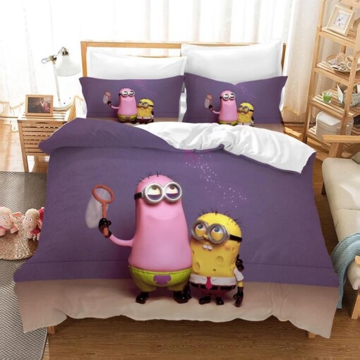 Despicable Me Minions 12 Duvet Cover Pillowcase Bedding Sets Home