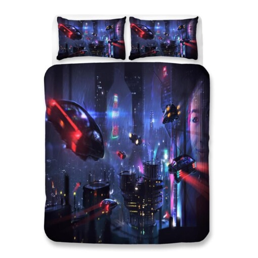 Cyberpunk 2077 80 Duvet Cover Pillowcase Bedding Sets Home Bedroom