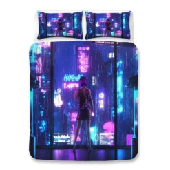 Cyberpunk 2077 51 Duvet Cover Quilt Cover Pillowcase Bedding Sets