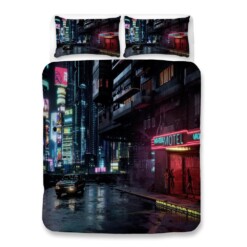 Cyberpunk 2077 70 Duvet Cover Quilt Cover Pillowcase Bedding Sets