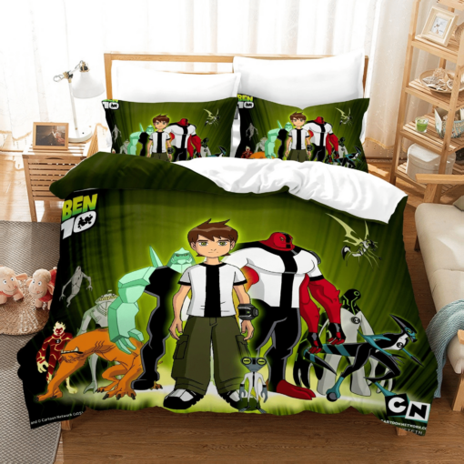 Ben 10 Ben Tennyson 4 Duvet Cover Quilt Cover Pillowcase