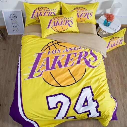 Basketball Los Angeles Lakers 24 Kobe Bryant Duvet Cover Bedding