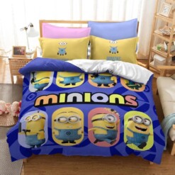 Despicable Me Minions 24 Duvet Cover Pillowcase Bedding Sets Home