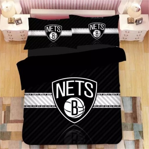 Basketball Brooklyn Nets Basketball 26 Duvet Cover Pillowcase Bedding Sets