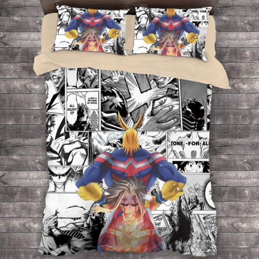 Comic My Hero Academia All Might 6 Duvet Cover Quilt