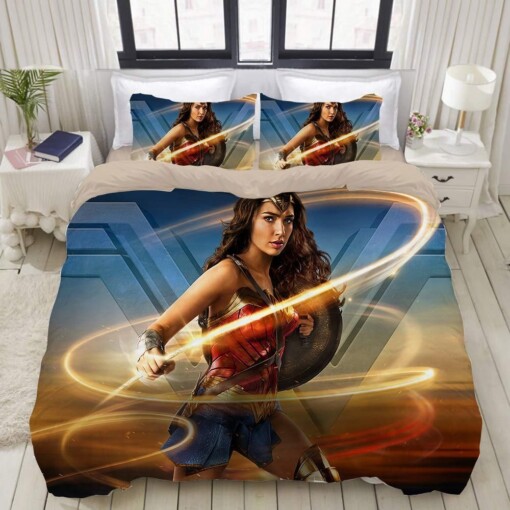 Wonder Woman Diana Prince 5 Duvet Cover Pillowcase Bedding Sets