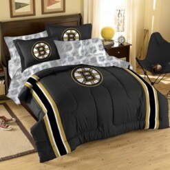 Nhl Boston Bruins Logo Bedding Sports Bedding Sets Bedding Sets