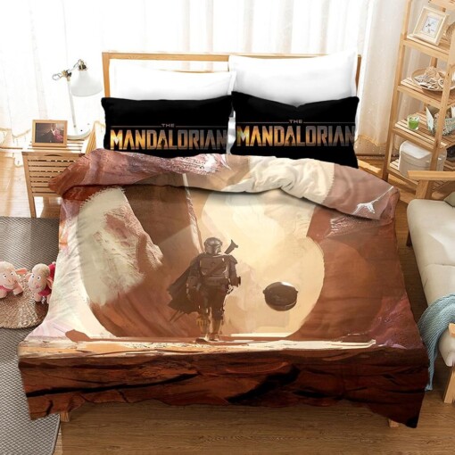 Star Wars The Mandalorian 2 Duvet Cover Quilt Cover Pillowcase
