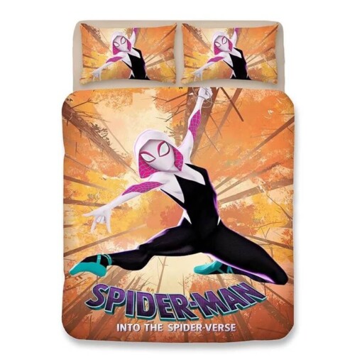 Spider Man Into The Spider Verse Gwen 13 Duvet Cover Quilt Cover