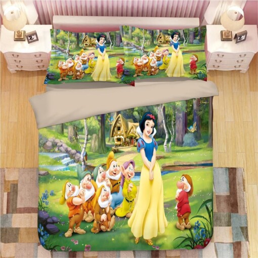 Snow White Princess Beauty 10 Duvet Cover Pillowcase Bedding Sets