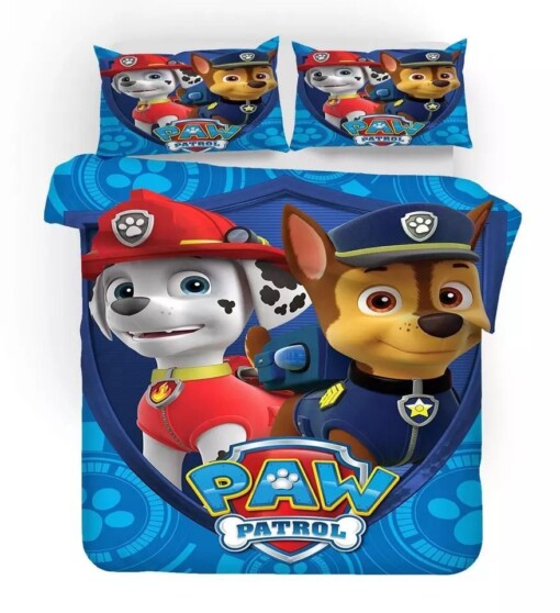 Paw Patrol Marshall 1 Duvet Cover Quilt Cover Pillowcase Bedding