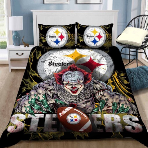 Pittsburgh Steelers Pennywise Bedding Sets 8211 1 Duvet Cover 038