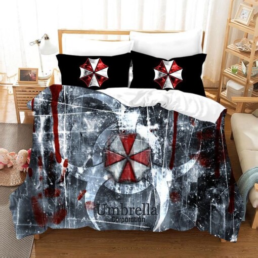 Resident Evil 6 Duvet Cover Quilt Cover Pillowcase Bedding Sets