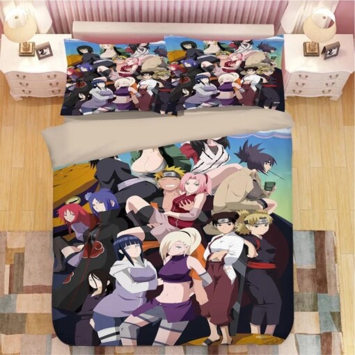 Naruto Uzumaki Naruto 9 Duvet Cover Pillowcase Bedding Set Quilt