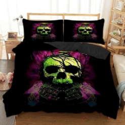 Skull Art 05 Bedding Sets Duvet Cover Bedroom Quilt Bed