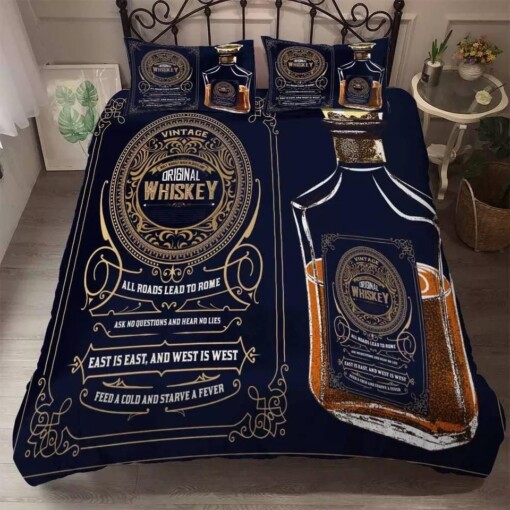 Whiskey Wine 9 Duvet Cover Pillowcase Bedding Sets Home Decor