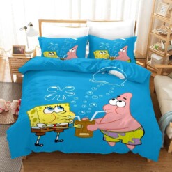 Spongebob Squarepants 29 Duvet Cover Pillowcase Bedding Sets Home Decor