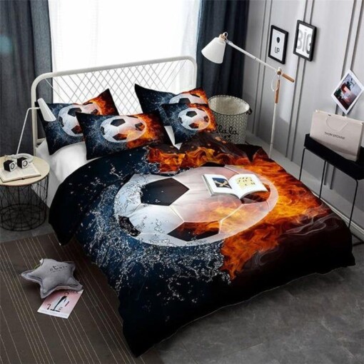 Soccer Bed Set Basketball Bedding Sets Football Duvet Cover Sets