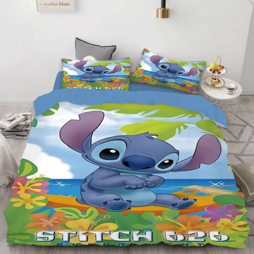 Stitch 8 Duvet Cover Quilt Cover Pillowcase Bedding Sets Bed