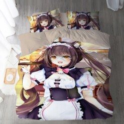 Nekopara 17 Duvet Cover Quilt Cover Pillowcase Bedding Sets Bed