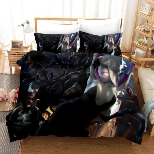 Venom Gwen 2 Duvet Cover Pillowcase Bedding Sets Home Decor
