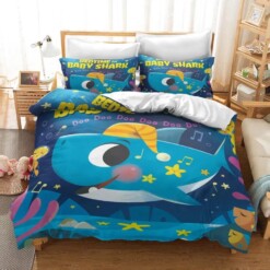 Shark Song 4 Duvet Cover Quilt Cover Bedding Sets Bed