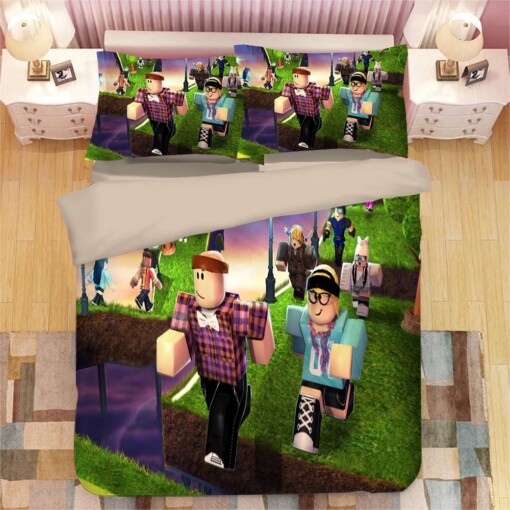 Roblox Team 56 Duvet Cover Quilt Cover Pillowcase Bedding Sets